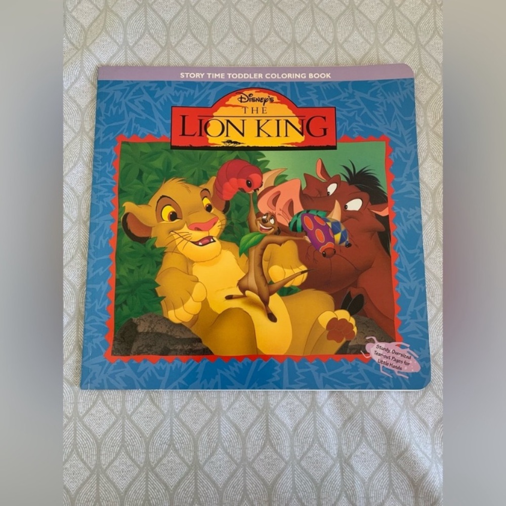 Disney 1997 Story Time Coloring Book The Lion King